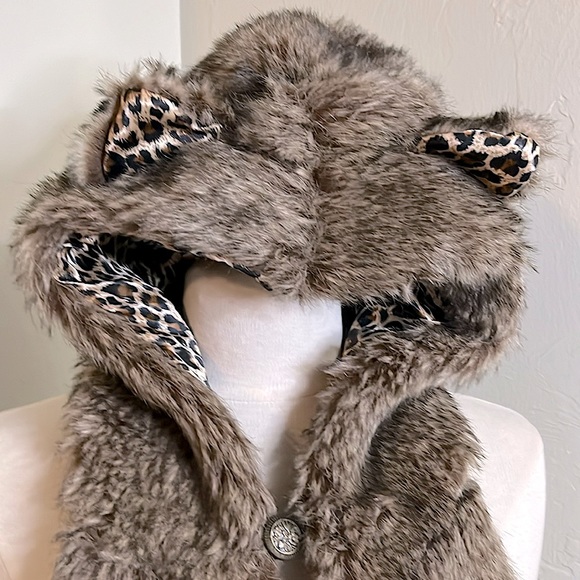 Faux Fur Hat & Scarf Combo - Picture 1 of 9